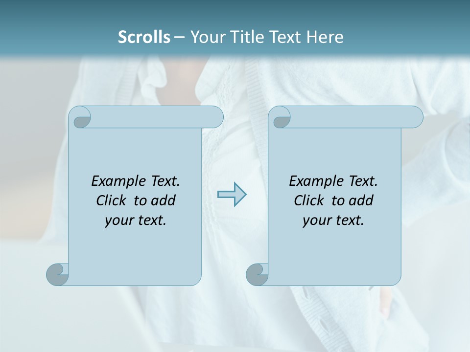 Feminine Wardrobe Summer PowerPoint Template