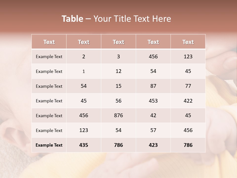 Hand Care Face PowerPoint Template