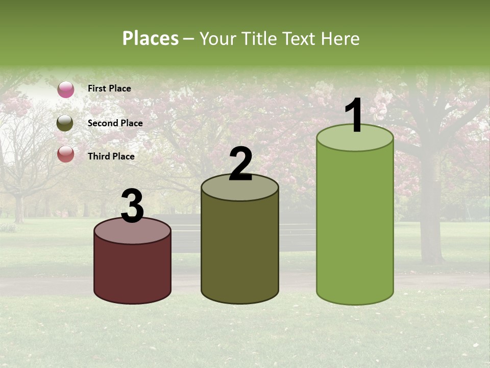 Foliage London Branches PowerPoint Template