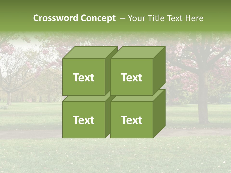 Foliage London Branches PowerPoint Template