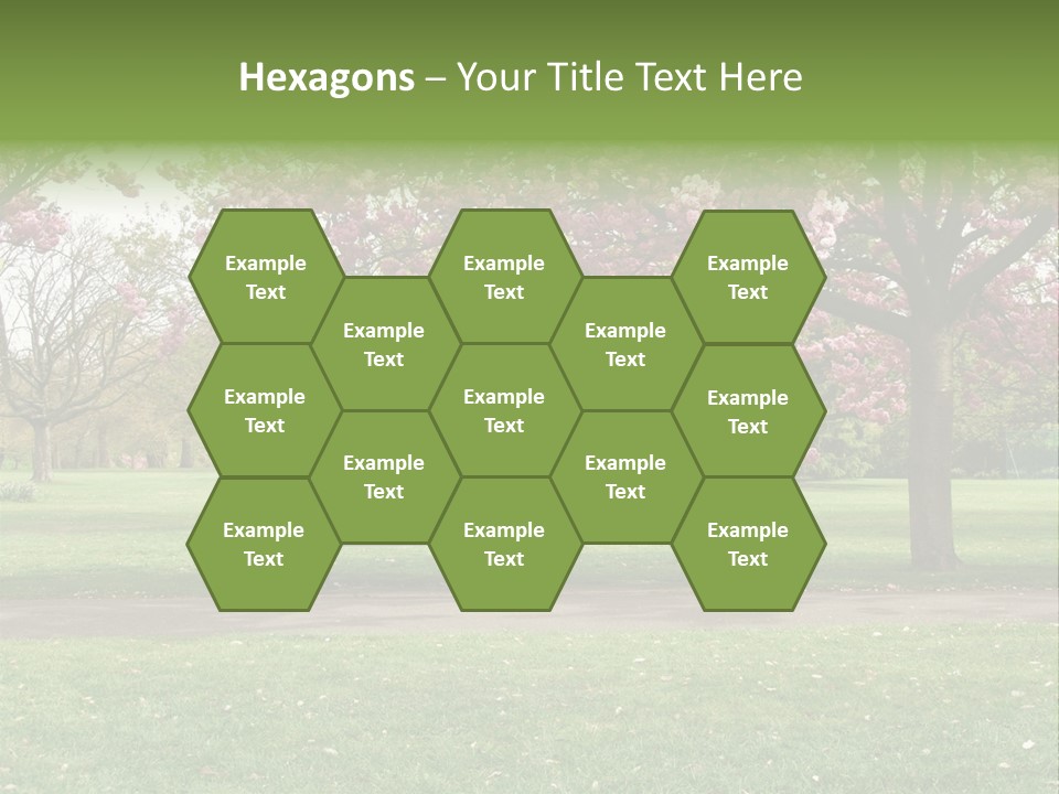 Foliage London Branches PowerPoint Template