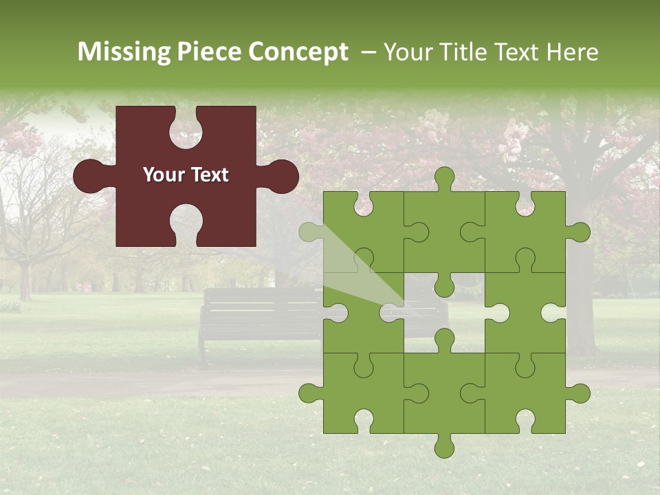 Foliage London Branches PowerPoint Template