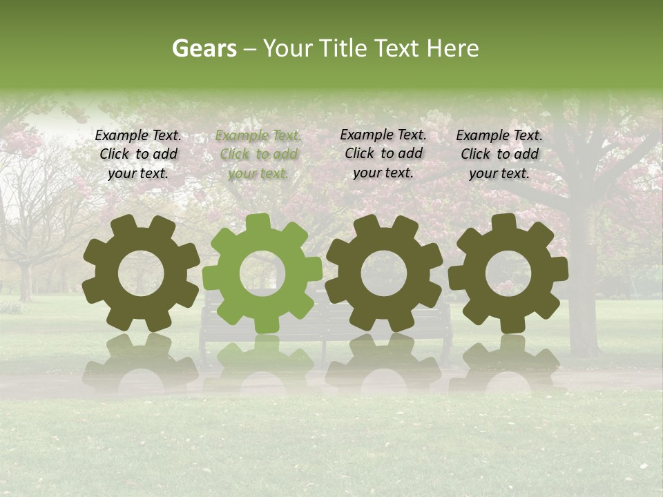 Foliage London Branches PowerPoint Template