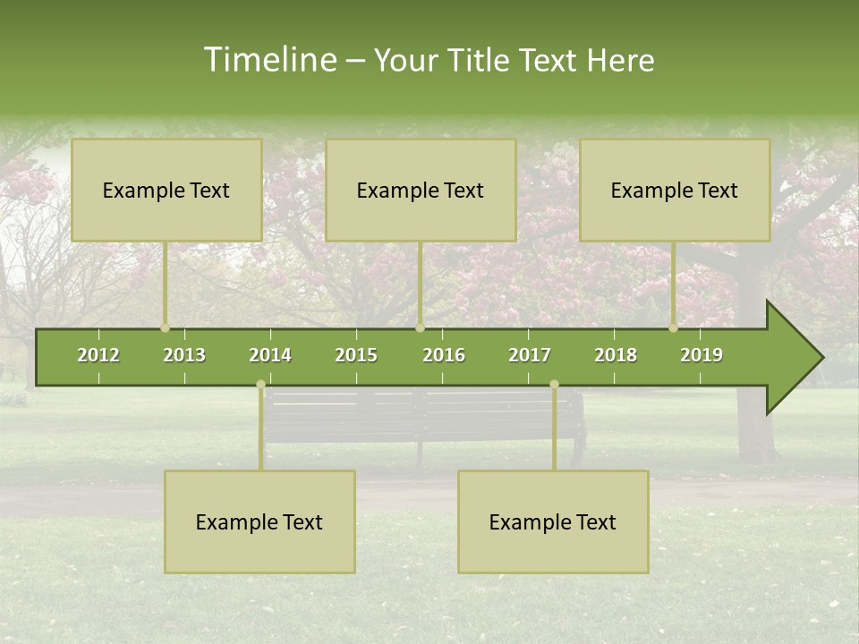Foliage London Branches PowerPoint Template