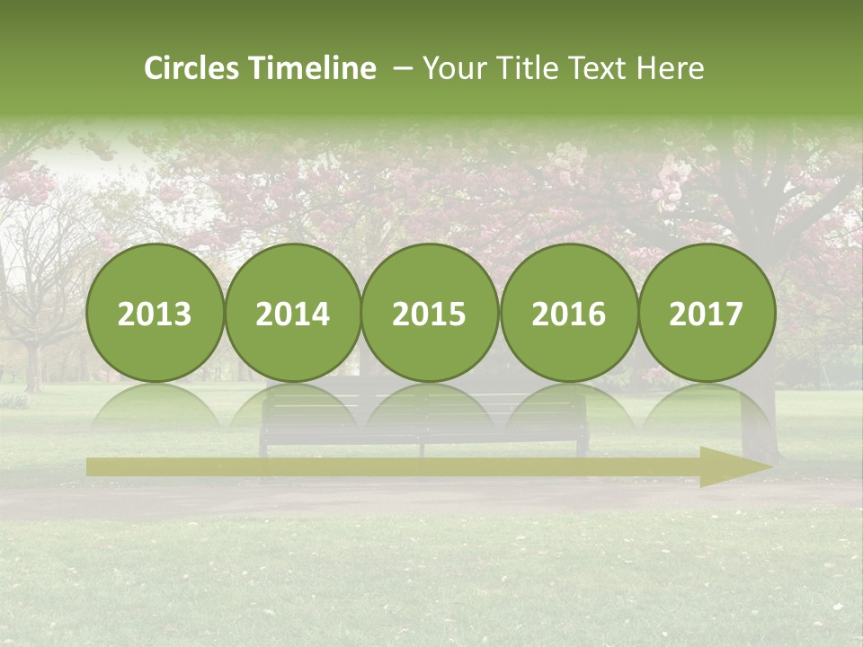 Foliage London Branches PowerPoint Template