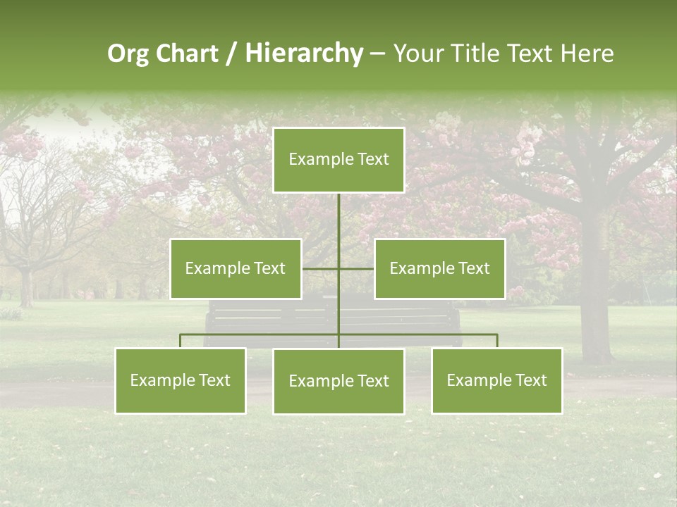 Foliage London Branches PowerPoint Template