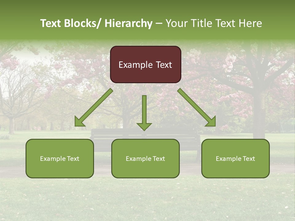 Foliage London Branches PowerPoint Template