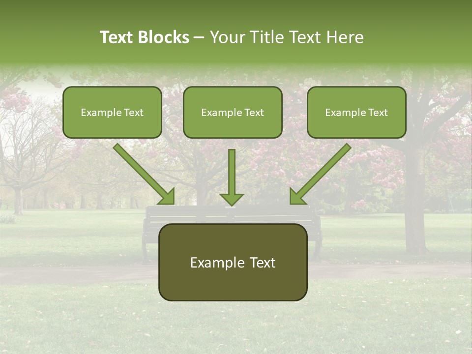 Foliage London Branches PowerPoint Template