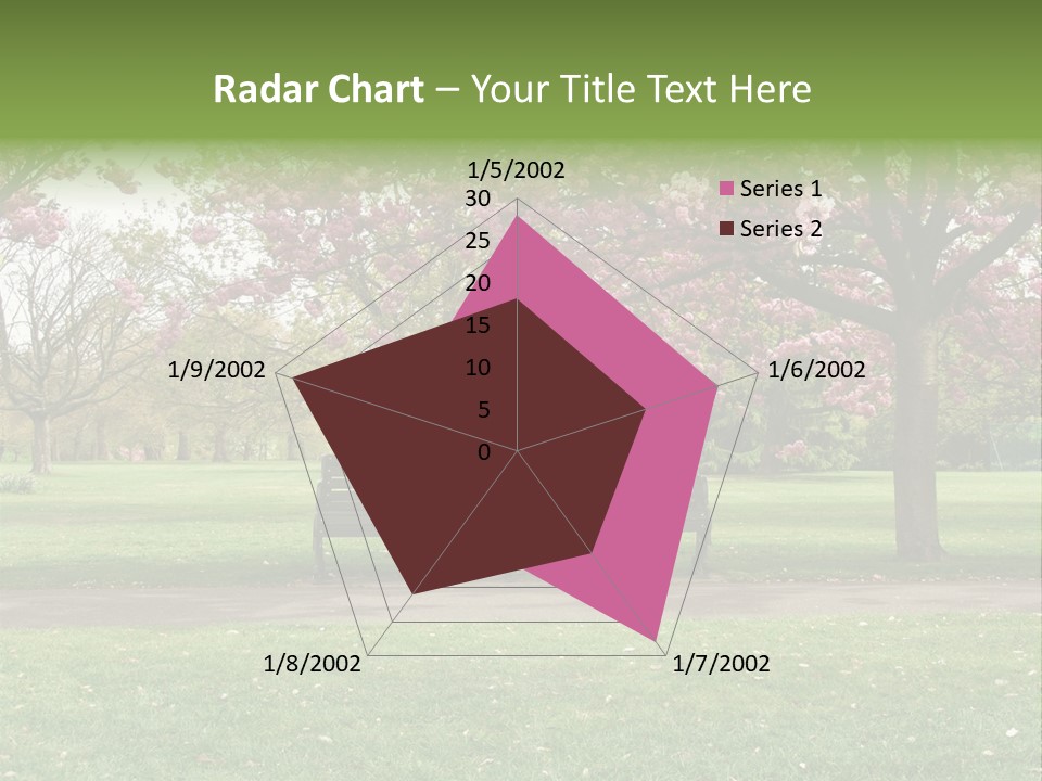 Foliage London Branches PowerPoint Template