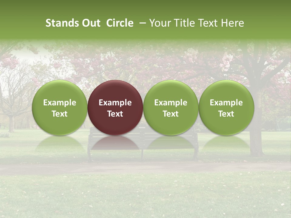 Foliage London Branches PowerPoint Template