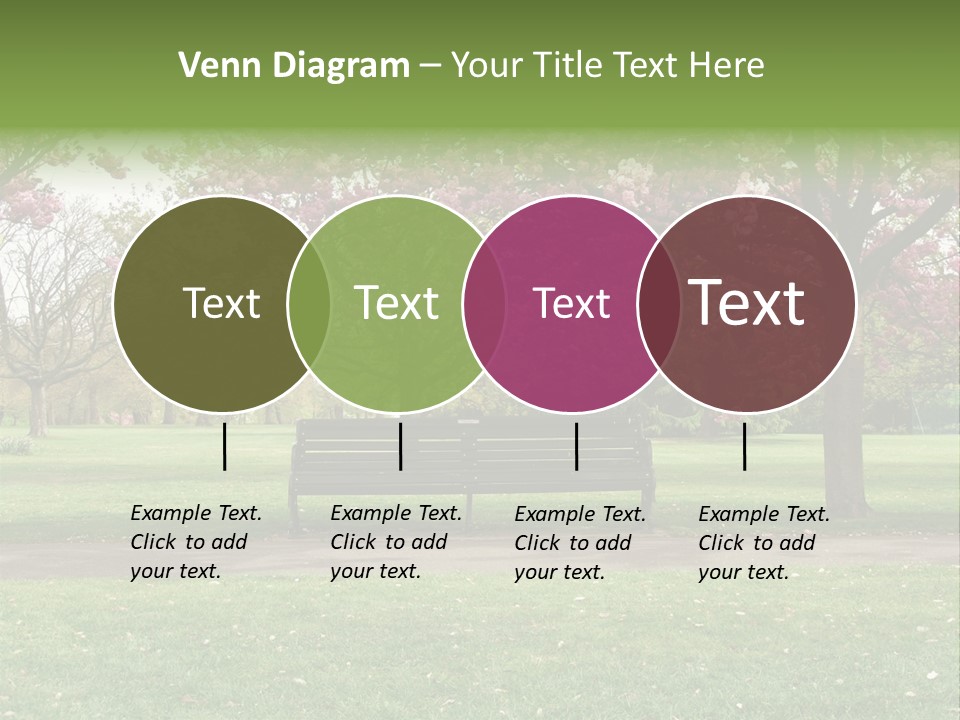 Foliage London Branches PowerPoint Template
