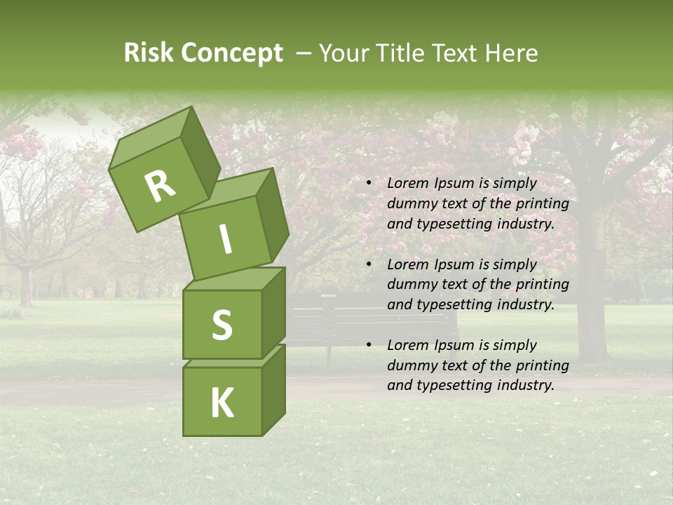 Foliage London Branches PowerPoint Template