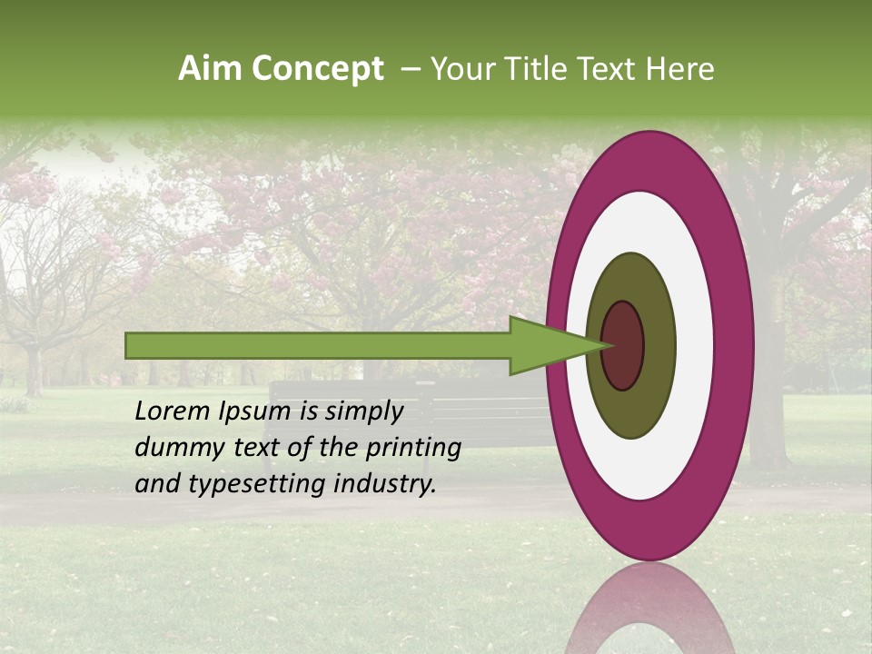 Foliage London Branches PowerPoint Template