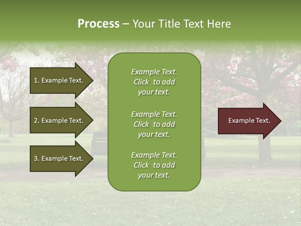 Foliage London Branches PowerPoint Template