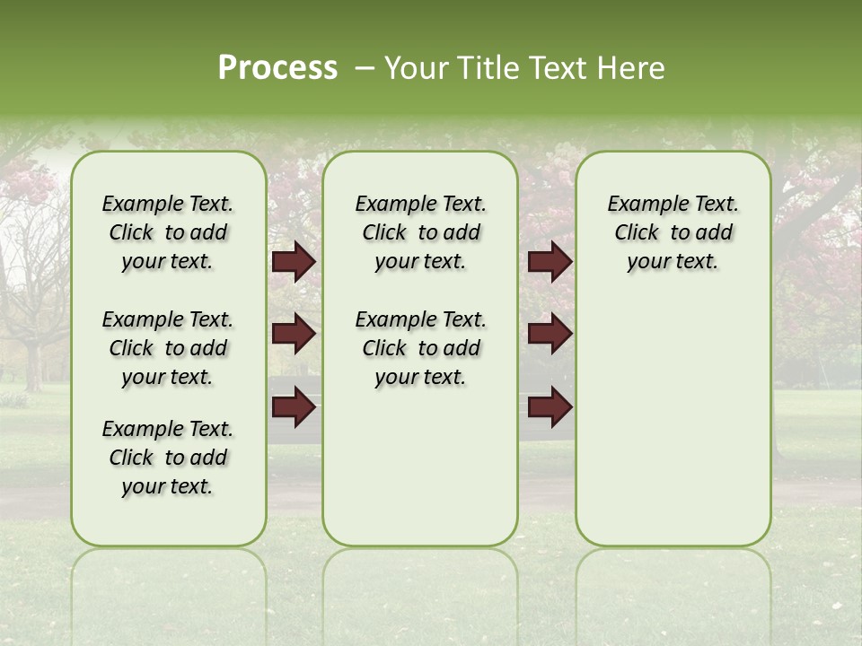 Foliage London Branches PowerPoint Template