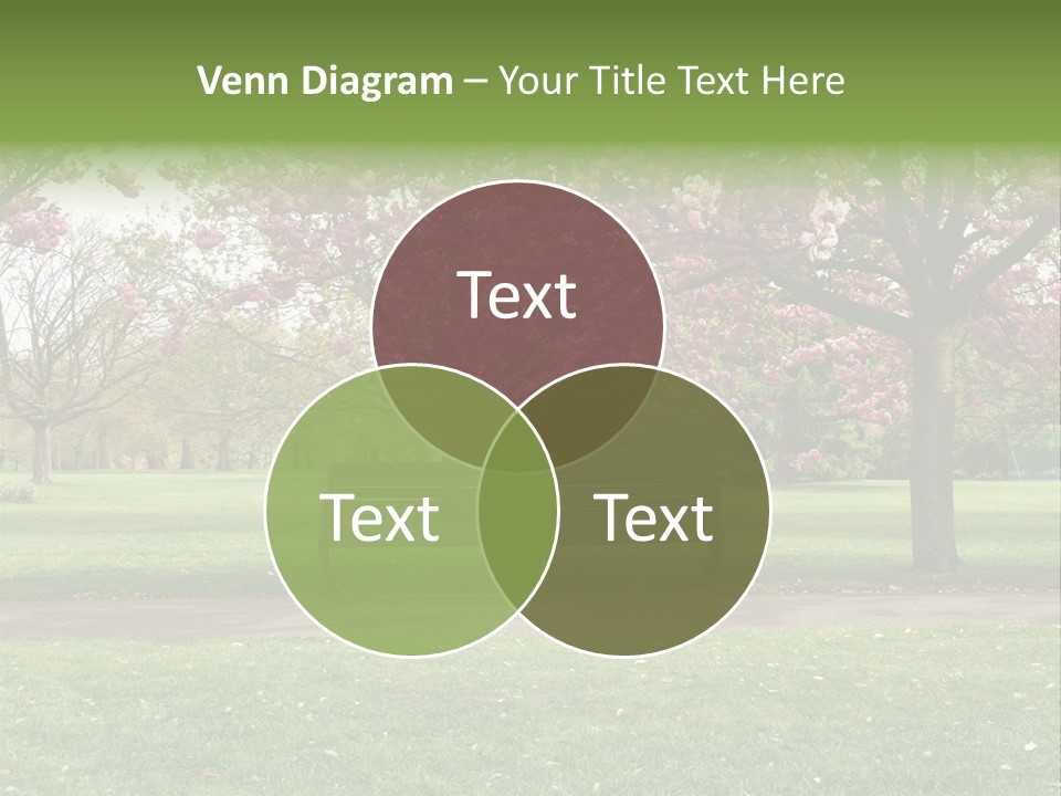 Foliage London Branches PowerPoint Template