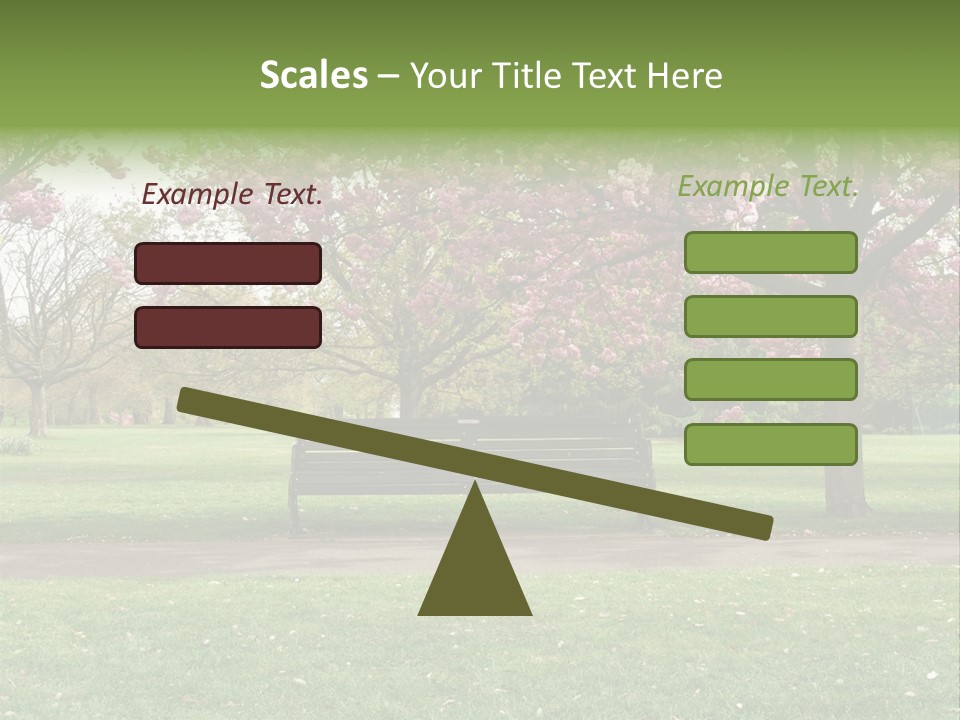 Foliage London Branches PowerPoint Template