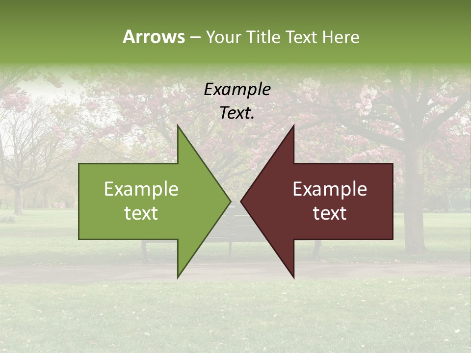 Foliage London Branches PowerPoint Template