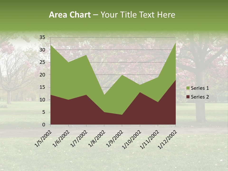 Foliage London Branches PowerPoint Template