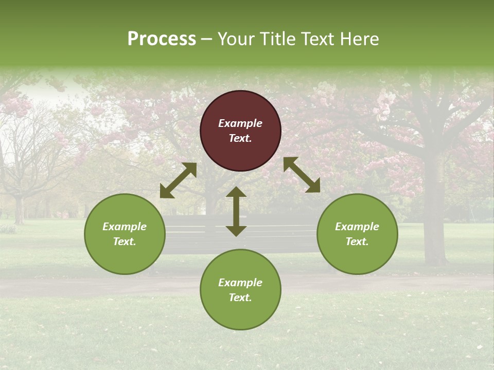 Foliage London Branches PowerPoint Template
