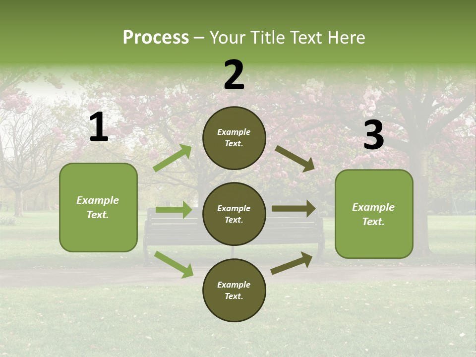 Foliage London Branches PowerPoint Template
