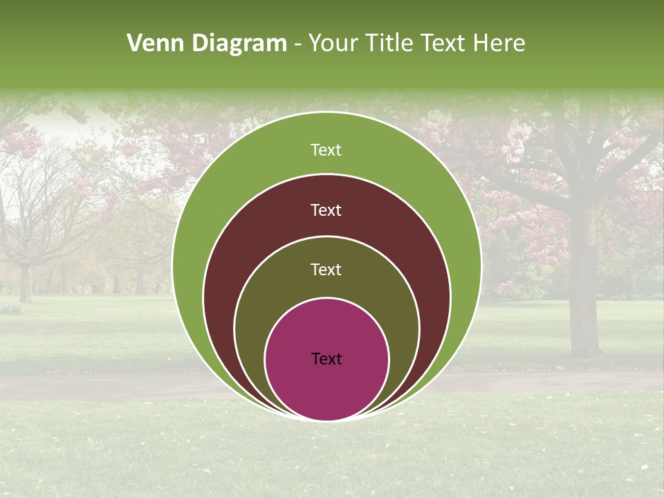 Foliage London Branches PowerPoint Template