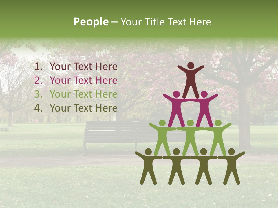 Foliage London Branches PowerPoint Template