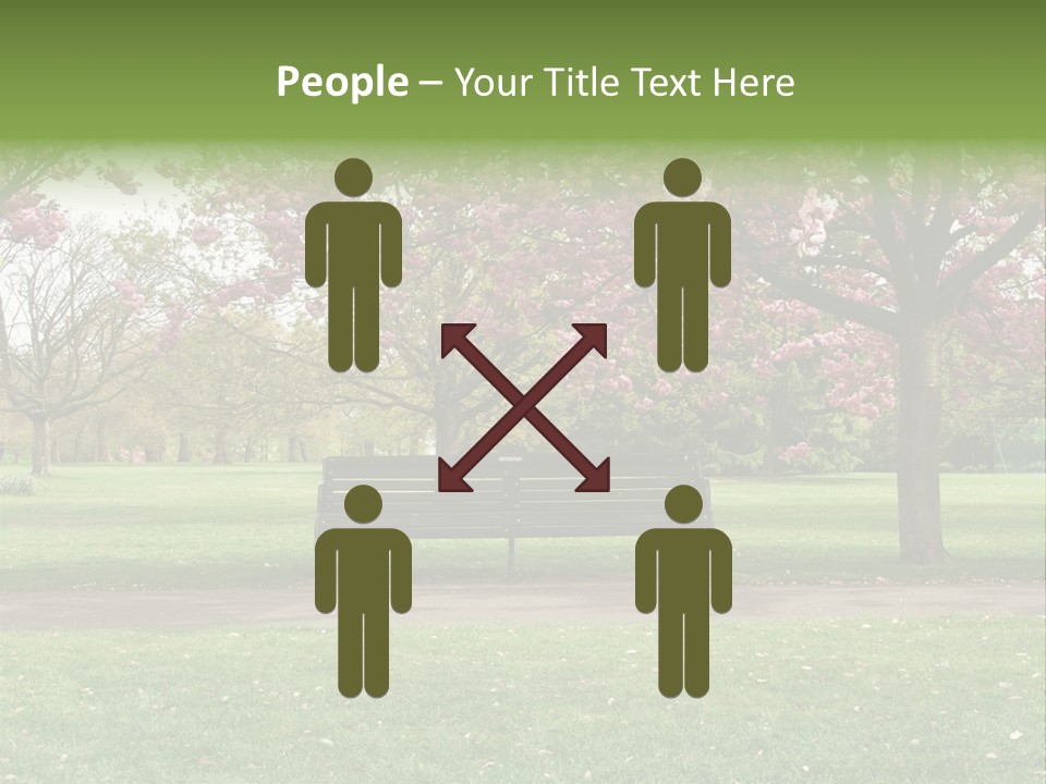 Foliage London Branches PowerPoint Template