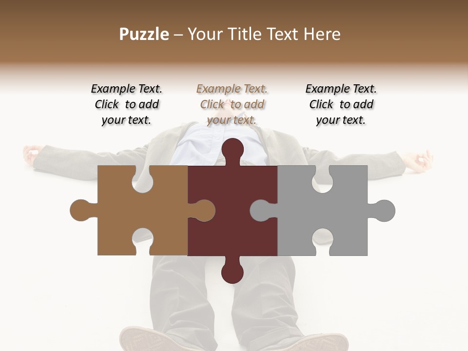 Stress Executive Fainted PowerPoint Template