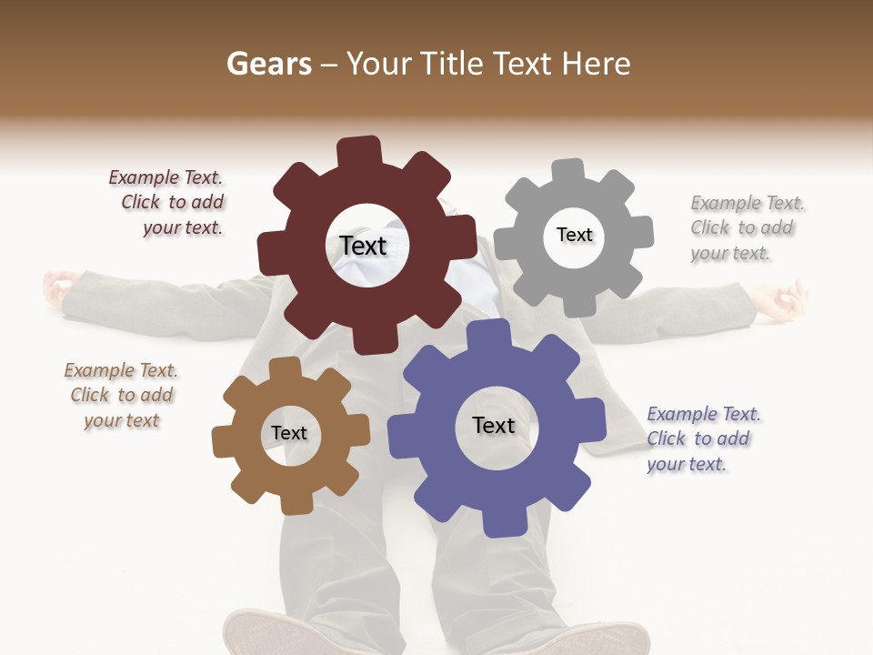 Stress Executive Fainted PowerPoint Template