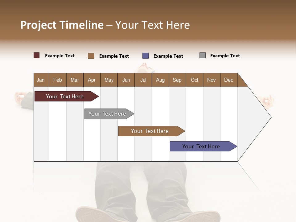 Stress Executive Fainted PowerPoint Template