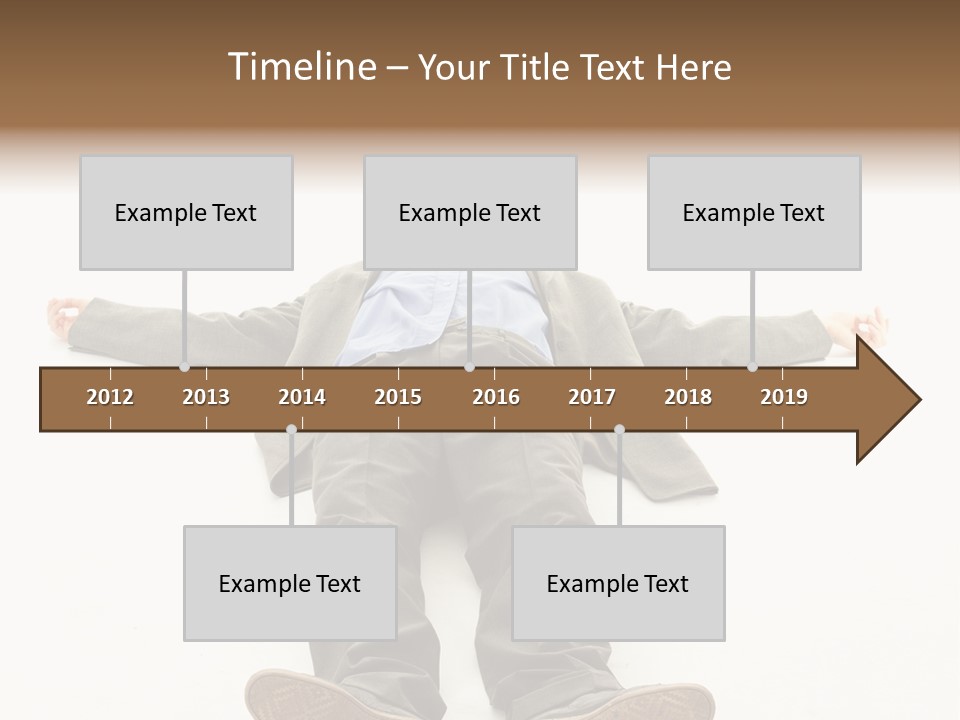 Stress Executive Fainted PowerPoint Template