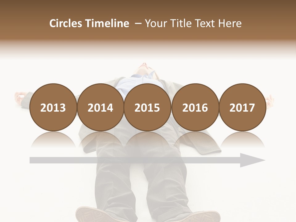 Stress Executive Fainted PowerPoint Template