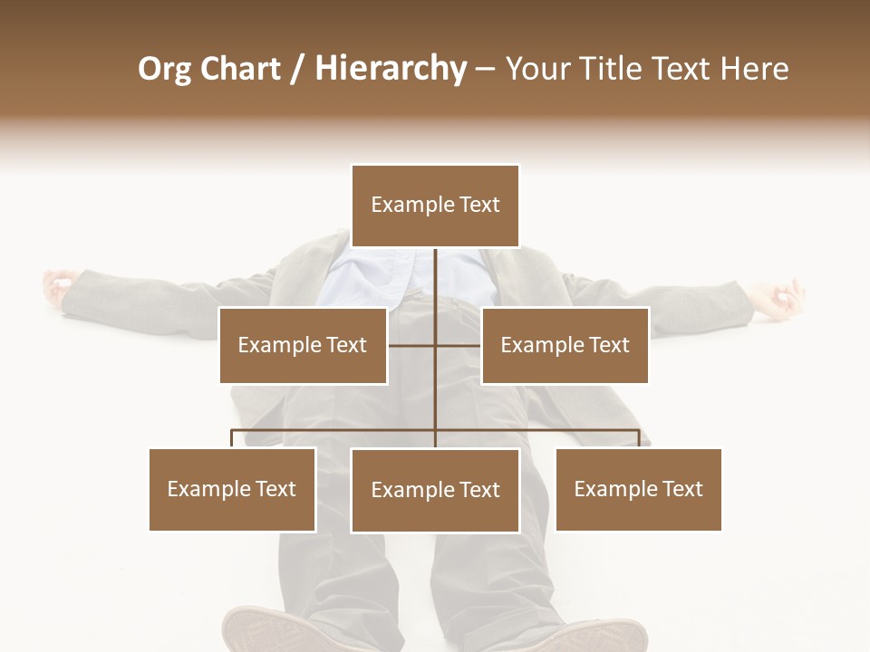 Stress Executive Fainted PowerPoint Template