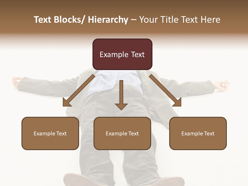 Stress Executive Fainted PowerPoint Template