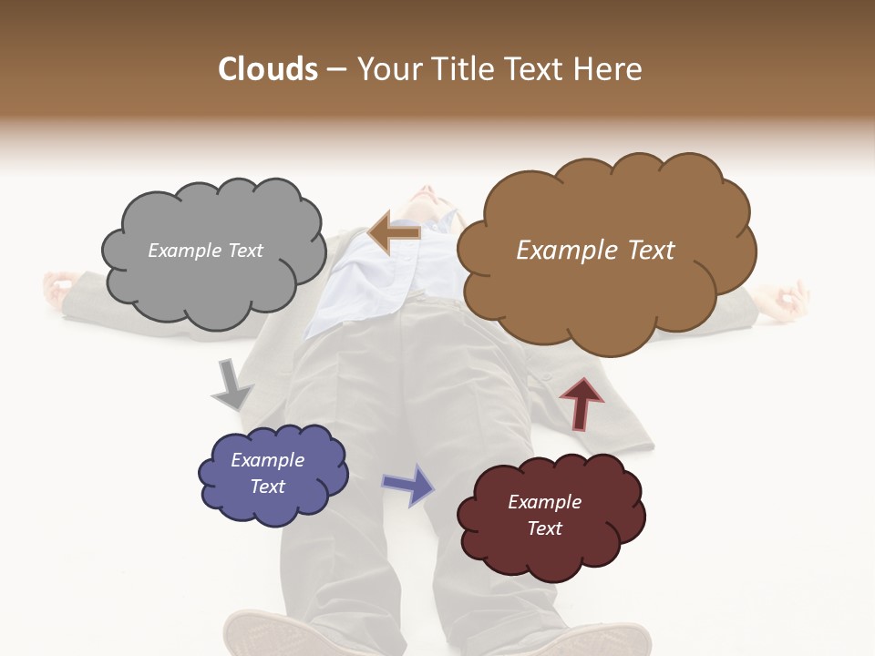 Stress Executive Fainted PowerPoint Template