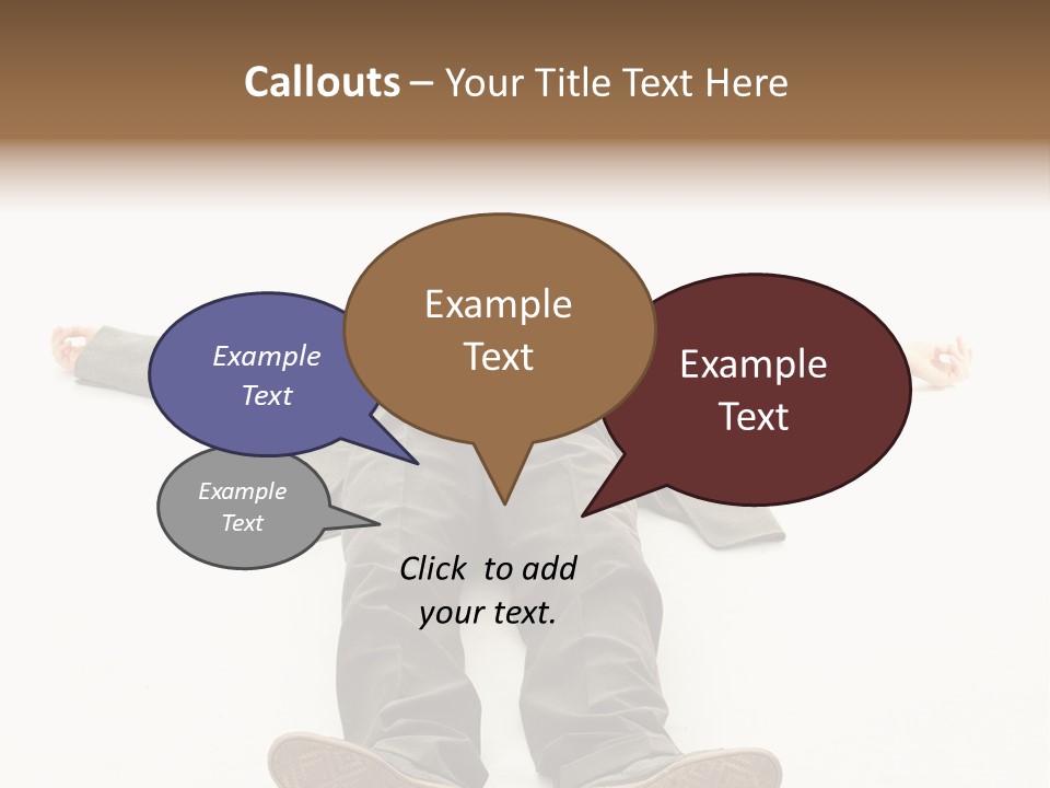 Stress Executive Fainted PowerPoint Template