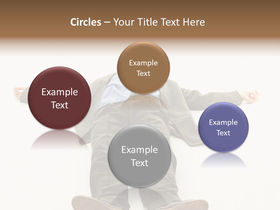 Stress Executive Fainted PowerPoint Template