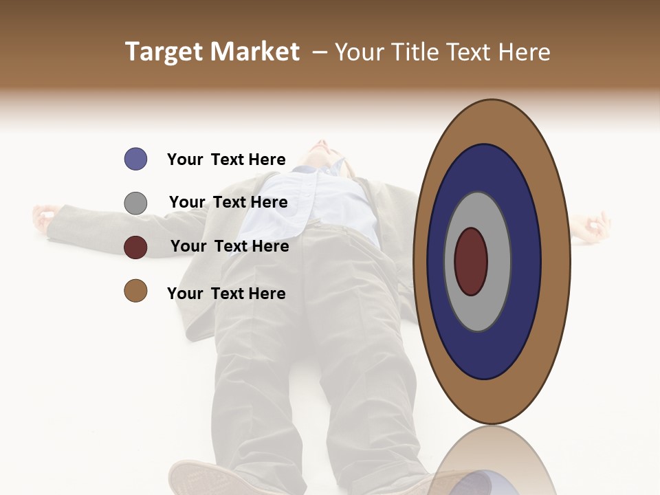 Stress Executive Fainted PowerPoint Template