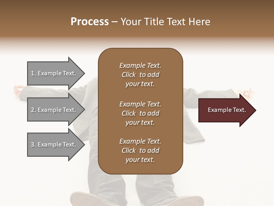 Stress Executive Fainted PowerPoint Template