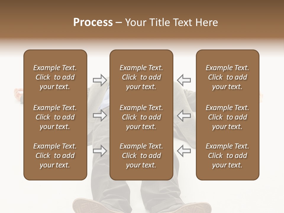 Stress Executive Fainted PowerPoint Template