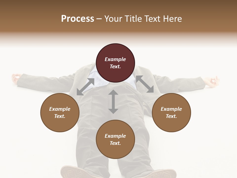 Stress Executive Fainted PowerPoint Template