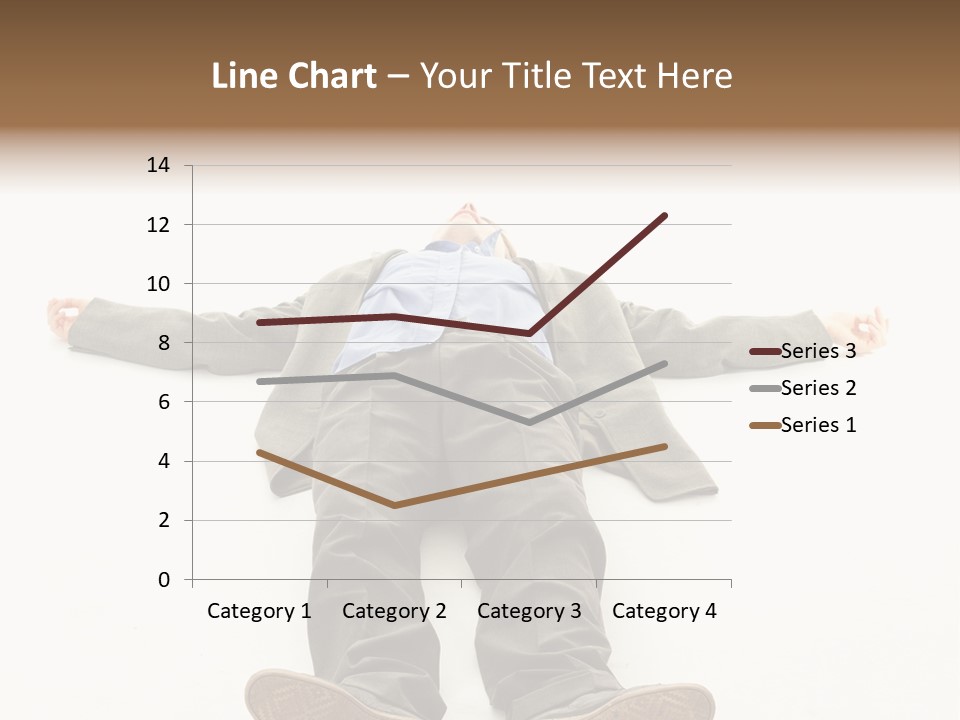 Stress Executive Fainted PowerPoint Template