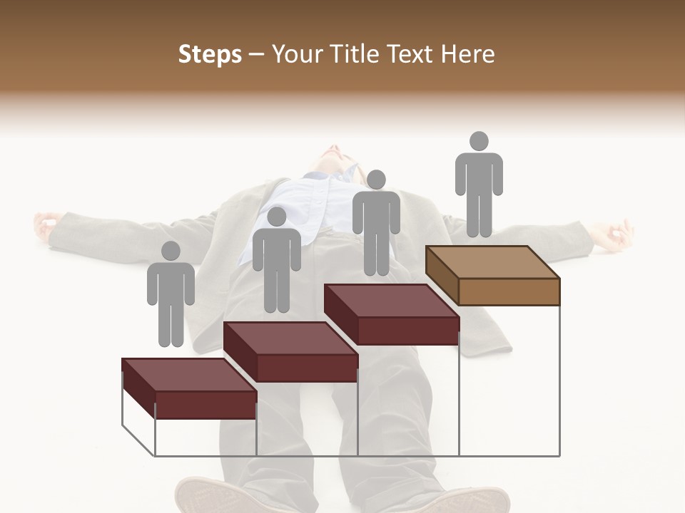 Stress Executive Fainted PowerPoint Template