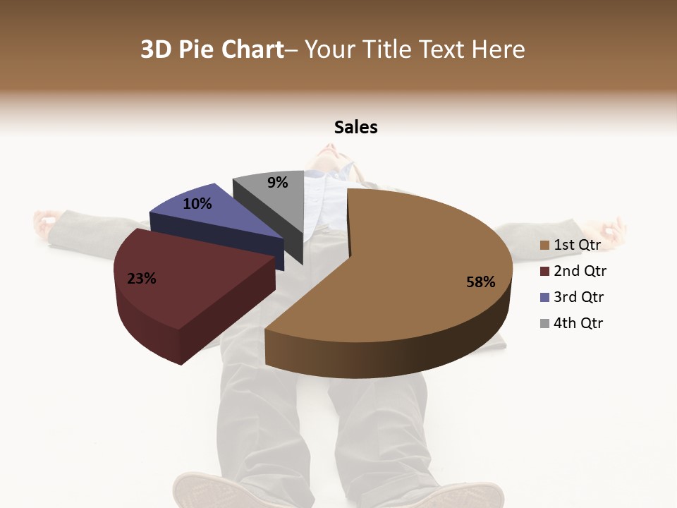 Stress Executive Fainted PowerPoint Template