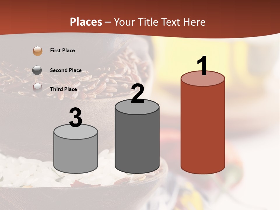 Vegetarian Dietary Basmati PowerPoint Template