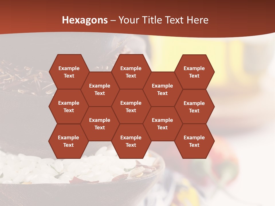 Vegetarian Dietary Basmati PowerPoint Template