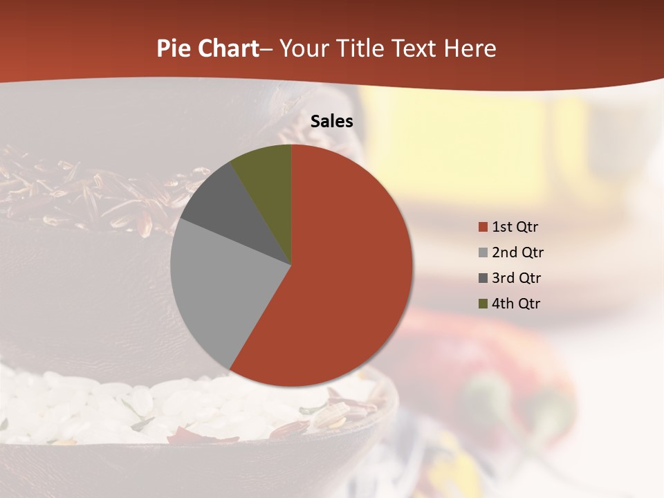 Vegetarian Dietary Basmati PowerPoint Template