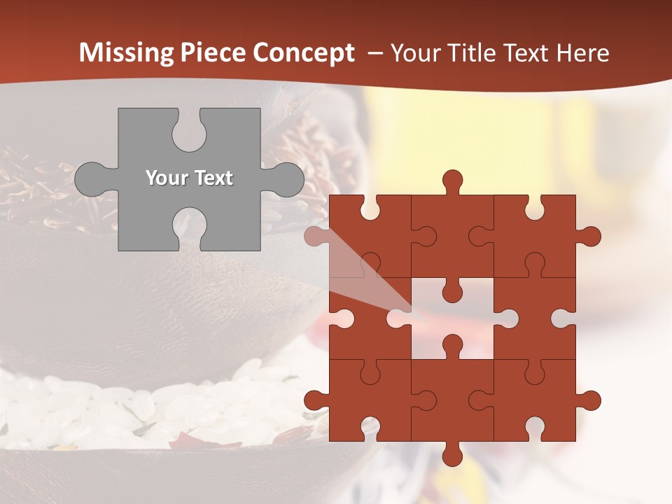 Vegetarian Dietary Basmati PowerPoint Template