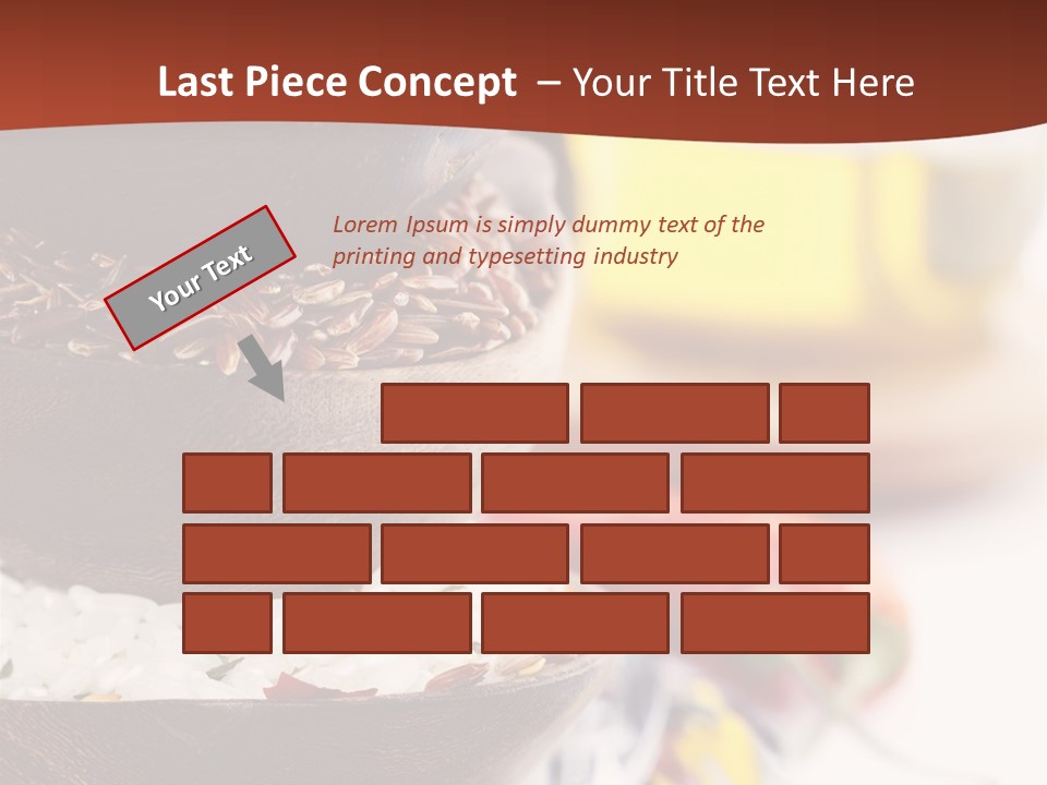 Vegetarian Dietary Basmati PowerPoint Template